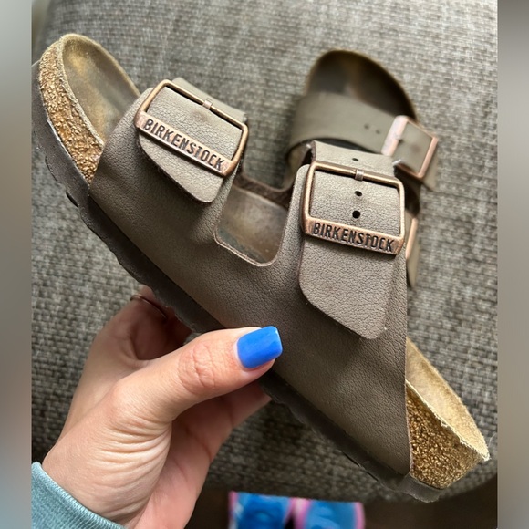 Brown Leather Birkenstocks - Picture 2 of 5